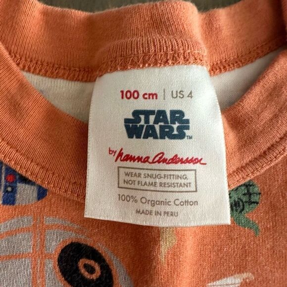 Hanna Andersson size 4 Star Wars Long John Pajamas - Picture 7 of 9